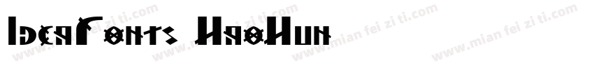 IdeaFonts HaoHun字体转换